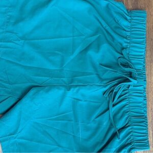 SHEIN Green Elastic Waist Shorts